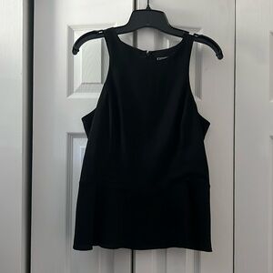 Express black peplum top